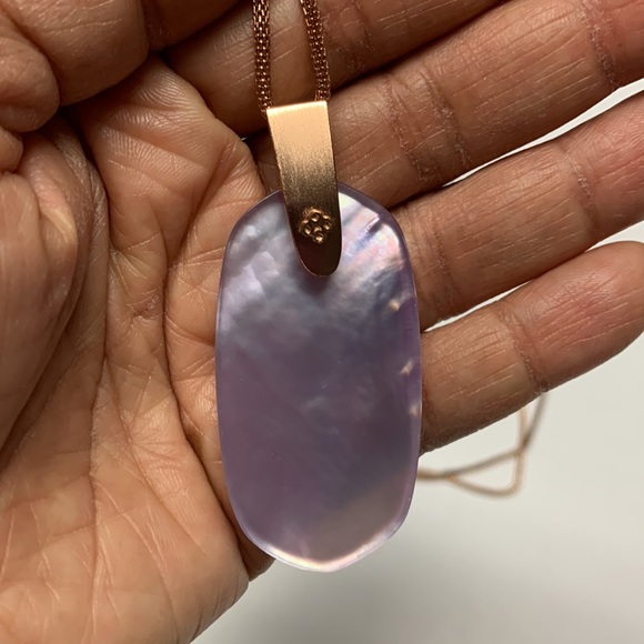 Kendra Scott Inez Rose Gold Long Pendant - Picture 11 of 15